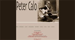 Desktop Screenshot of petercalo.com