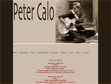 Tablet Screenshot of petercalo.com